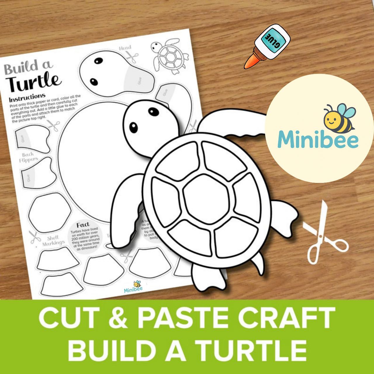 Minibee Paper Zoo | 10 Printable Animal Crafts for kids