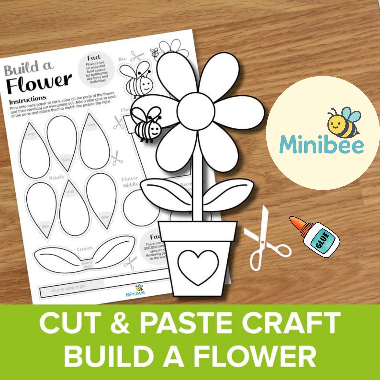 Minibee Paper Zoo | 10 Printable Animal Crafts for kids