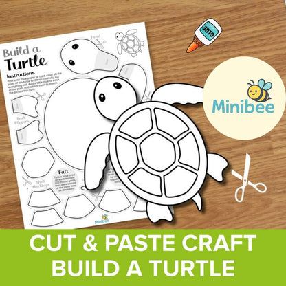 Minibee Paper Zoo | 10 Printable Animal Crafts for kids